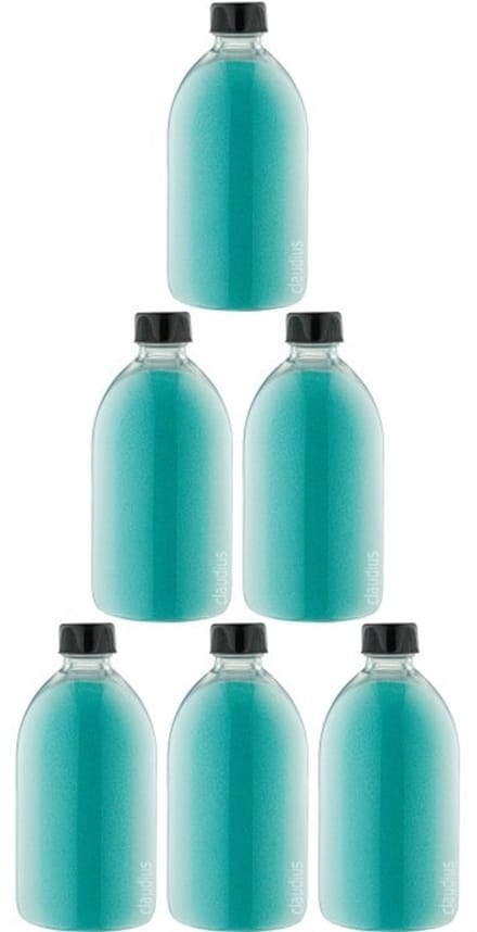 Scrubzout Hamam - 650 gram - Fles met zwarte dop - set van 6 stuks - Hydraterende Lichaamsscrub