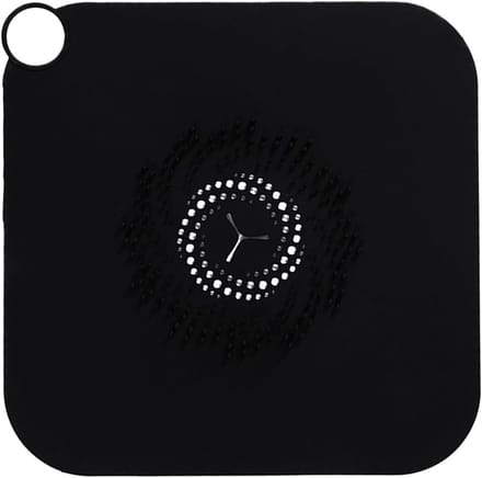 Haarstopper Afvoer - Zeef Bodemfilter - Verstopping Voorkomen - Flexibele Siliconen - 28x28 cm - Zwart