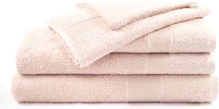 Mistral Home - BADHANDDOEK - katoen - 70 x 140 cm - effen kleur - roze