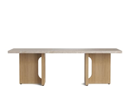Audo Androgyne Salontafel - Kunis Breccia Steen - eiken, natuur