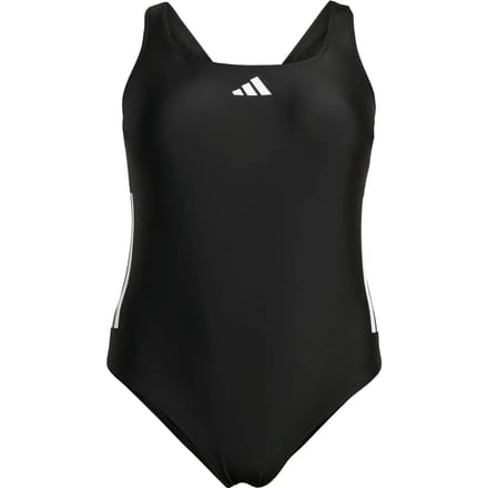 Adidas Performance 3-Stripes C-Back Badpak (Grote Maat) - Dames - Zwart