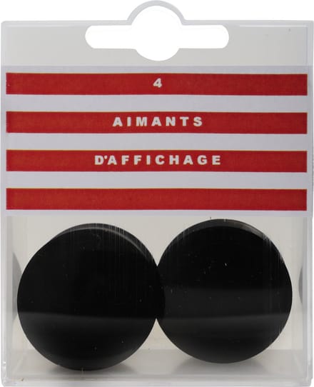 Exacompta Doos met 4 magneten F32 - 32mm diameter - Zwart - 32001E