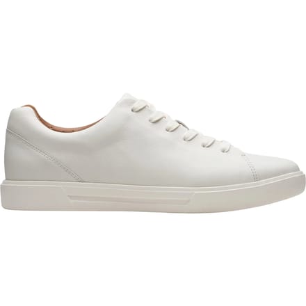 Clarks Un Costa Lace Heren Sneakers - White Leather - Maat 41