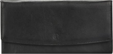 Esquire Eco portemonnee leer 18 cm - Dames - Horizontaal - black