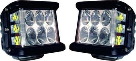 LED SPOT - 9 Led - 25 Watt - Cube - Set 2 stuks
