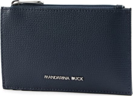 MANDARINA DUCK Leren Kaarthouder Mellow Urban Wallet Avio Donkerblauw