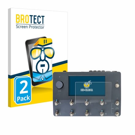BROTECT - Screenprotector voor Neural DSP Quad Cortex - Folie Beschermfolie transparant 2 Stuks