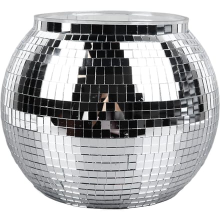 Discobal IJsemmer Plastic Grote Capaciteit Feest Drankemmer voor Bier Cocktail Wijn Zilver black