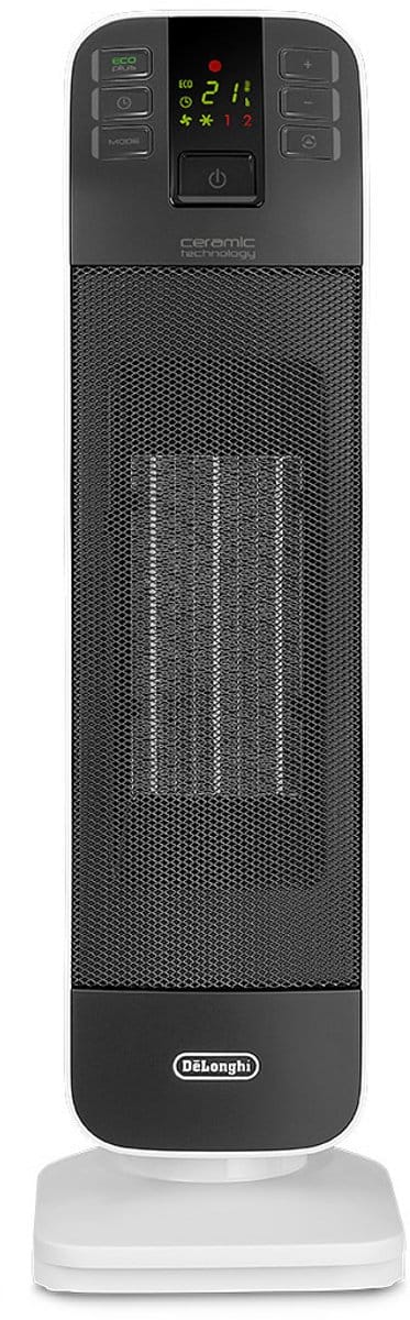 DeLonghi HFX65V20 Keramische ventilatorkachel 60 m³ Zwart, Grijs