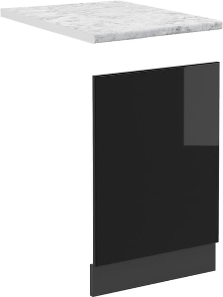 Vicco R-Line Frontpaneel – 45 cm, WB Marmer Zwart hoogglans