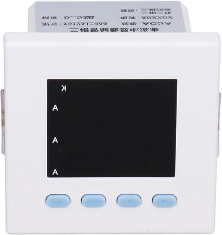 Digitale Elektriciteitsmeter - Driefasen Ammeter - Distributie Automatisering - Hoge Precisie 0.5 - AC220V - Grijs
