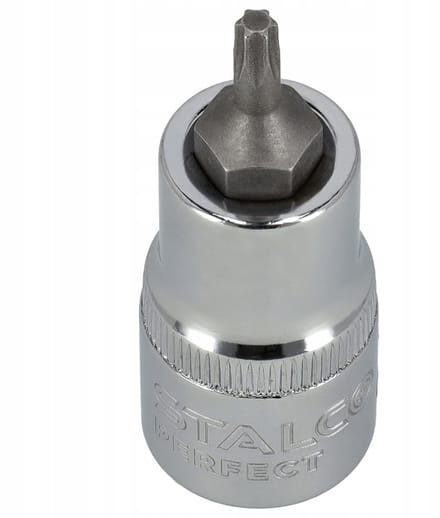 Stalen Torx Bit Dop 1/2" T27 x 55mm - Perfecte Stalco