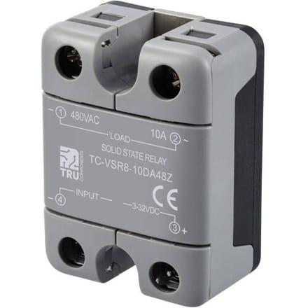 TRU COMPONENTS Halfgeleiderrelais TC-12705356 10 A Schakelspanning (max.): 480 V/AC Schakelend bij overbelasting 1 stuk(s)
