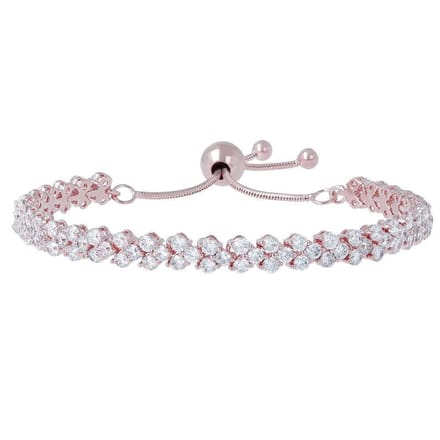 Altissima adjustable friendship pave tennis bracelet WSBZ00740WR