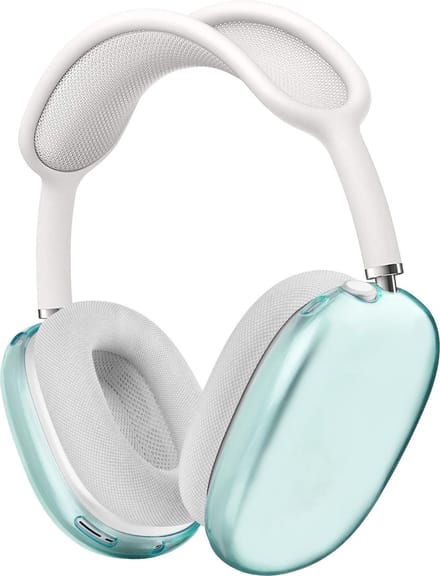 KELERINO. Siliconen Transparant Cover Case geschikt voor Airpods Max - Groen