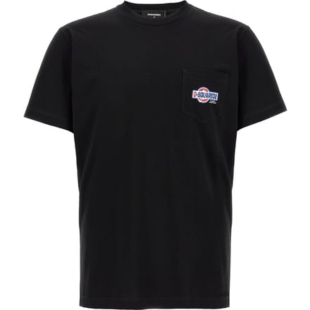 Dsquared² Zwarte Katoenen T-Shirt