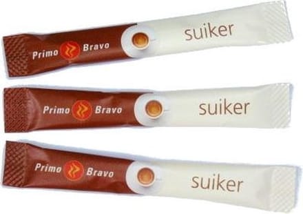 Primo Bravo Suikersticks - 500 x 4 gram
