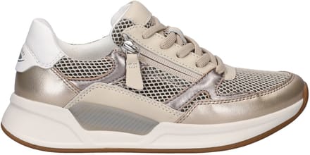 Gabor Rollingsoft dames sneaker - Goud - Maat 38