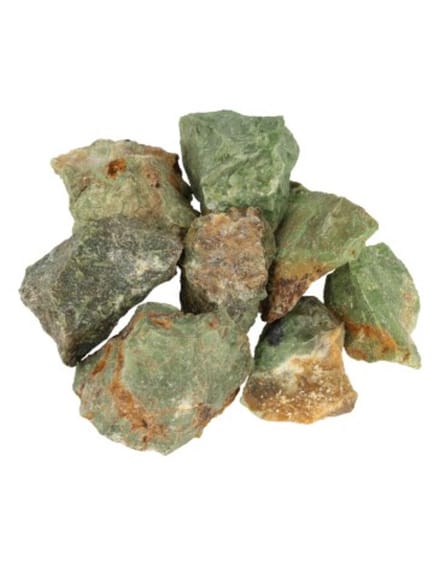 Chrysopraas 250 gr. ruwe brokjes