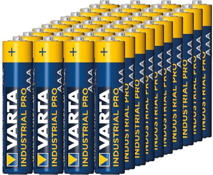 Varta - 40x alkalinebatterij Industrial LR03/AAA folie