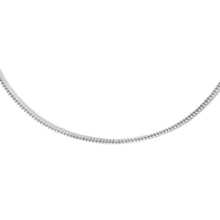 Zilver Gerhodineerde Collier gourmet 1 1333557 50 cm