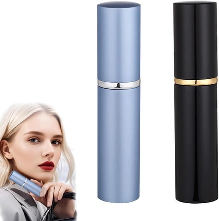 Set van 2 Refillable Mini Parfum Atomisers, Draagbare en Oplaadbare Parfumverstuivers voor Reizen, Geschikt voor Vrouwen en Mannen