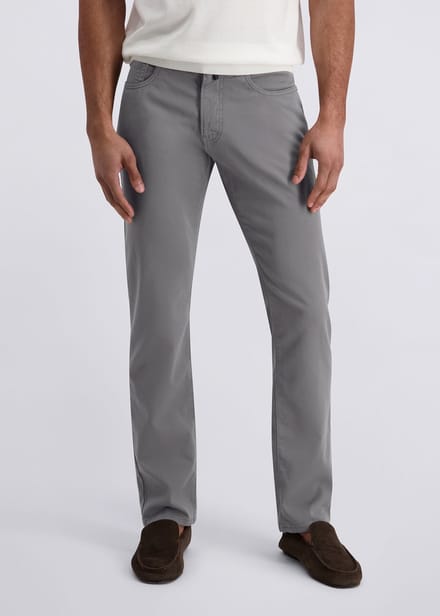 pierre cardin 5-pocket broek Lyon in Regular Fit
