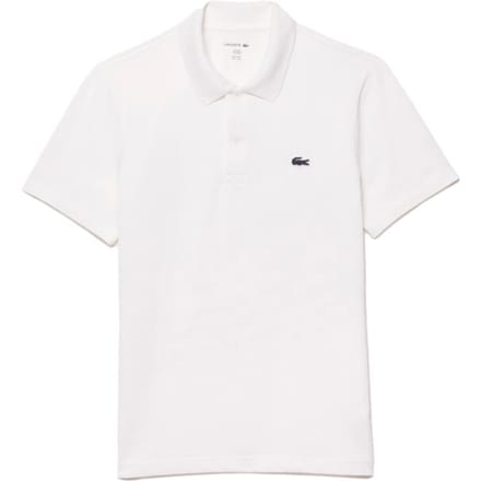 Lacoste Poloshirt Breathable Wit - Maat S - Heren