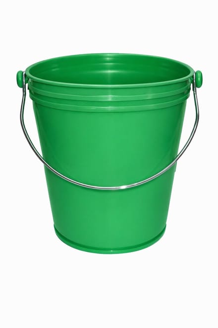 Flipper Emmer Robuust - Bouw Emmer - Extra Stevig - 10L - Groen
