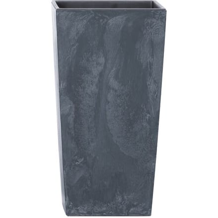 Bloempot met inzet Urbi Square Effect DURS400E-S433 - antraciet kleur