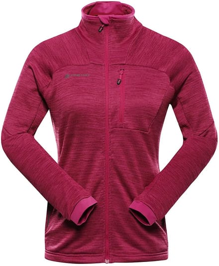 Alpine Pro Onneca 3 Fleece Met Volledige Rits Rood M Vrouw