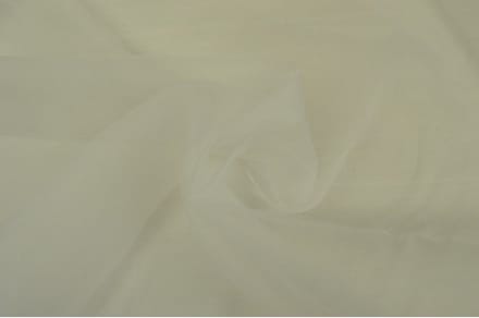 Organza stof - Gebroken wit - 1 meter - Per meter - 150cm breed