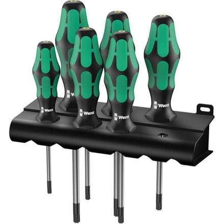 Wera 367/6 TORX® Schroevendraaierset Werkplaats 6-delig Binnen-Torx