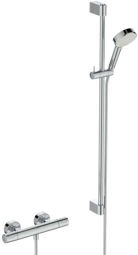 Ideal Standard Ceratherm T25 - Doucheset met thermostaat, 2 jets, chroom A8515AA