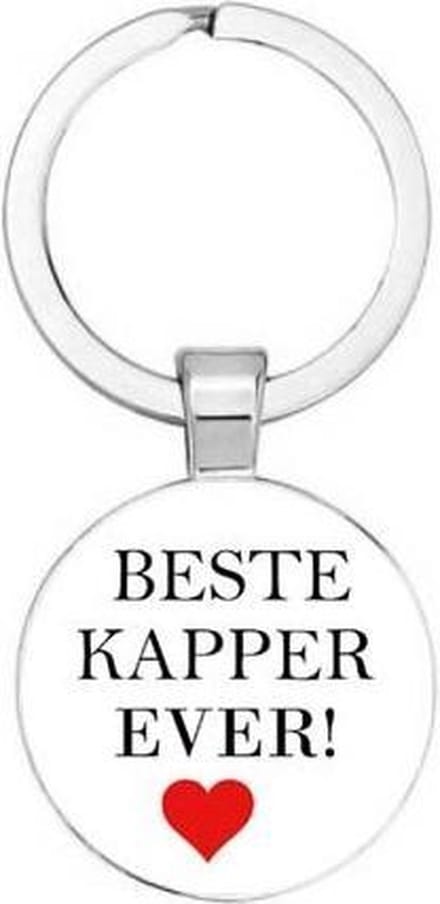 Akyol - beste kapper ever Sleutelhanger - Kapper - jou kapper - - kapper - knippen - kapster - 2,5 x 2,5 CM