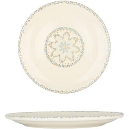By Bone Dessertbord - Tessera - Porselein - 21 cm - set van 6