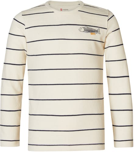 Noppies Tee Hacino long sleeve stripe Jongens T-shirt - Maat 92
