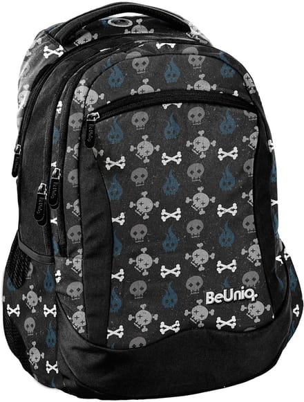 BeUniq Rugzak Skull - 41 x 30 x 20 cm - Polyester
