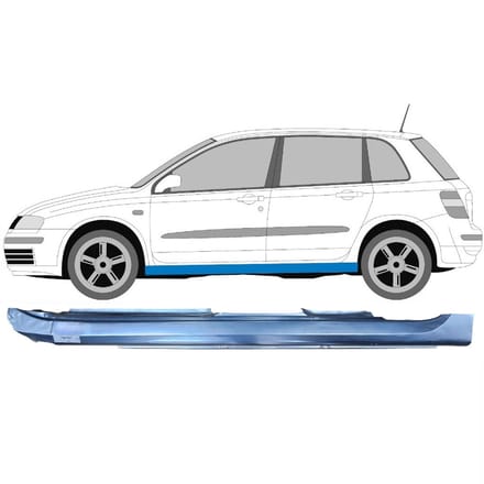 Volledige dorpel voor Fiat Stilo 2001-2010 / Links