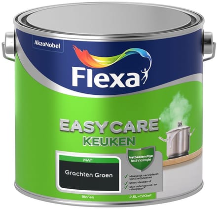 Flexa - Easycare Keuken - Grachten Groen - Mengverf - 2,5 L
