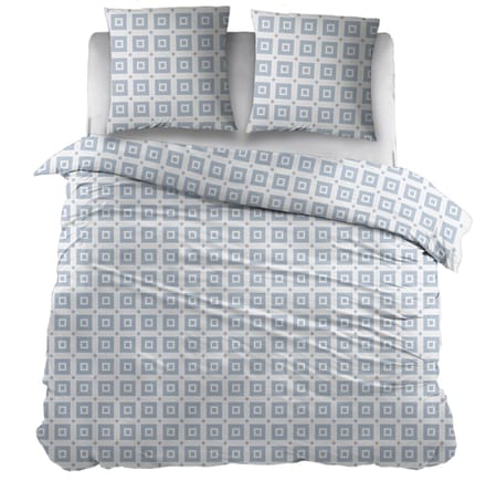 Snoozing Caroline Dekbedovertrek - Extra breed - 260x200/220 cm - Blue