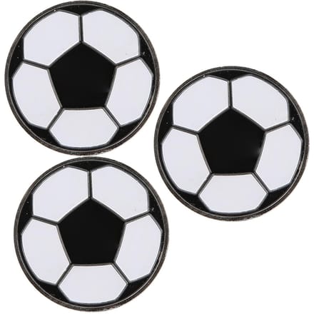 3 stuks Draagbare Voetbal Training Wedstrijd Scheidsrechter Flip Munt Voetbal Kies Kant Toss Munt Tool black
