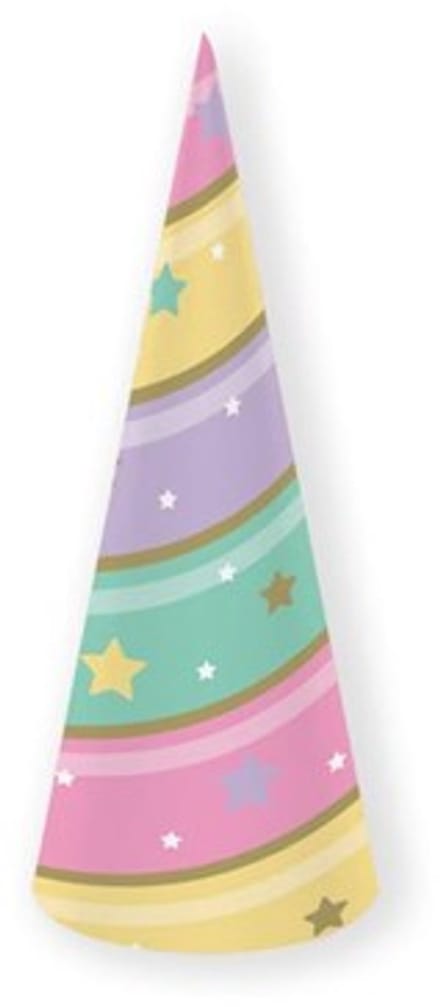 Hoedjes unicorn sparkle - 8 stuks