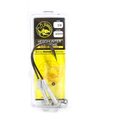 Tackle Tactics TT Kernkop Jig Head 3/8 oz 8/0XH 2/verpakking (0510) yellow