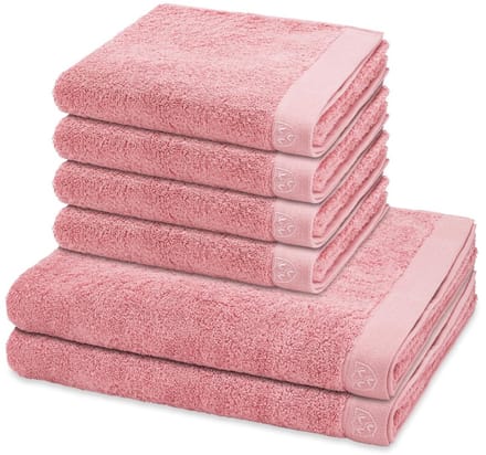 Ross Sonstiges 4 X handdoek 2 X douchehanddoek - in set 6 pack Doubleface Stripes