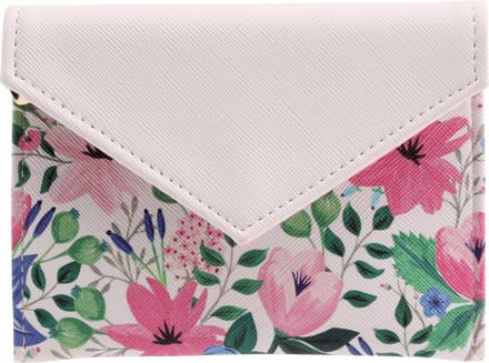 CGB Giftware PAINTED & PRESSED Womens/Ladies Fuschia Pink Purse /Wallet