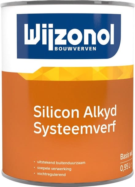 Wijzonol Silicon Systeemverf 1 liter Wit