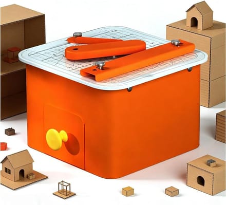Elektrische Karton Snijder - Mesloze Knabbelschaar - Creatief Knutselen - Veilig DIY Gereedschap - Snijdikte 0-4 Mm - Wit