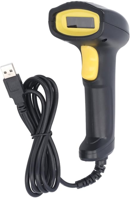 Jhubersproducts - Codescanner - USB-bekabelde Scanner - Snel en