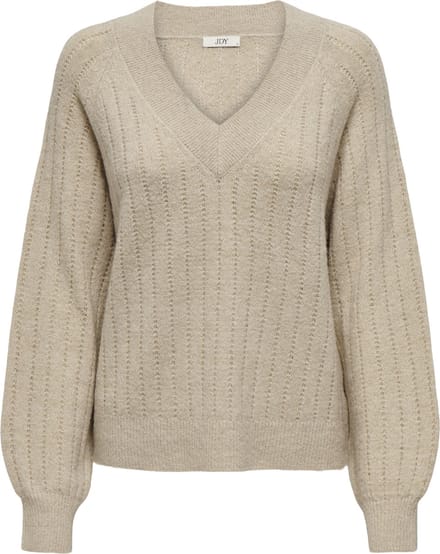 JDY - JDYASPEN LIFE L/S LUREX V-NECK PULL KNT - Dames - Gebreide truien